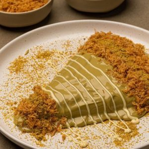 Crêpes Kunafa Pistache